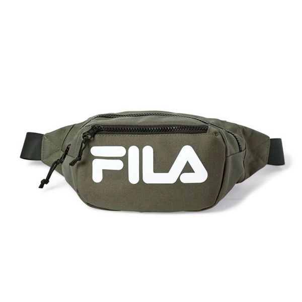 Bolsas De Cintura Fila Verde Oliva/Branco - Fila Hunter Portugal Lojas,RXLK-67521